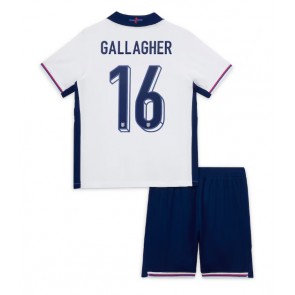 England Conor Gallagher #16 Hjemmebanesæt Børn EM 2024 Kort ærmer (+ korte bukser)